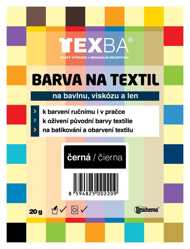 TEXBA č. 12 Černá