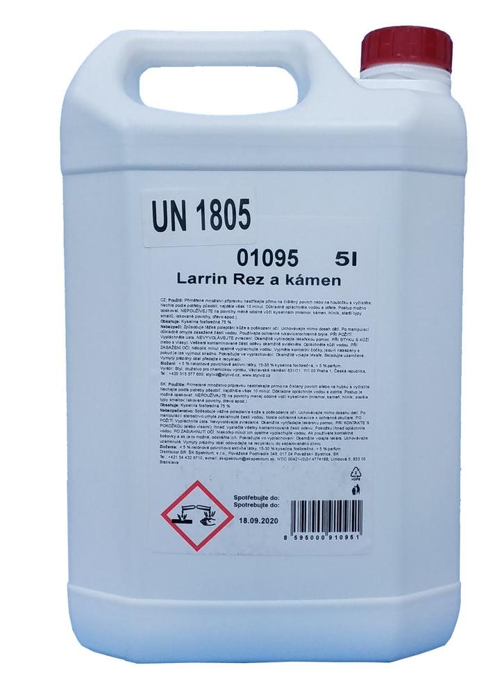 LARRIN Rez a vodní kámen