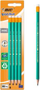 BIC Grafitové tužky s gumou 4ks