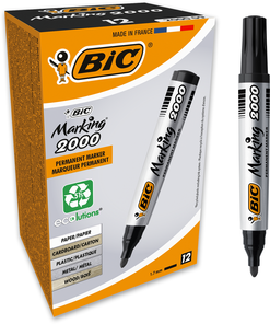  BIC Permanentní popisovač 12ks  12 ks