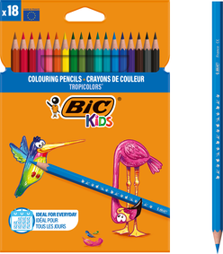  BIC Pastelky TROPICOLORS 18ks  18 ks