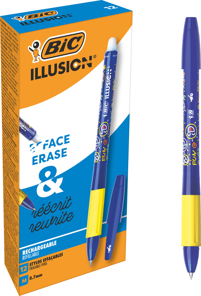 BIC Smazatelné pero BLUE 12ks