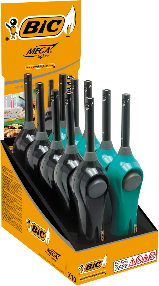 BIC zapalovač MEGA 10ks