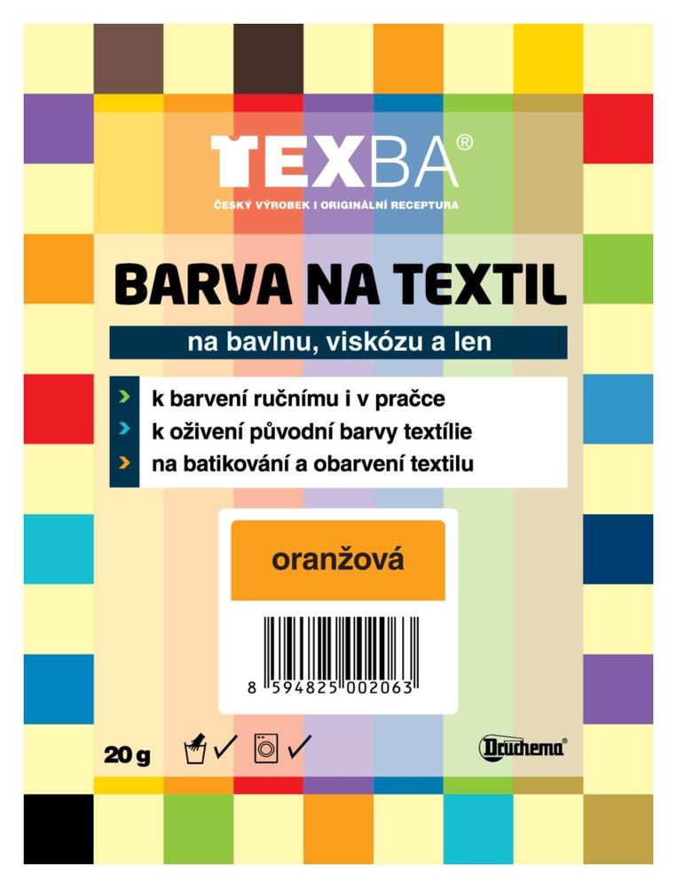 TEXBA č. 02 Oranžová